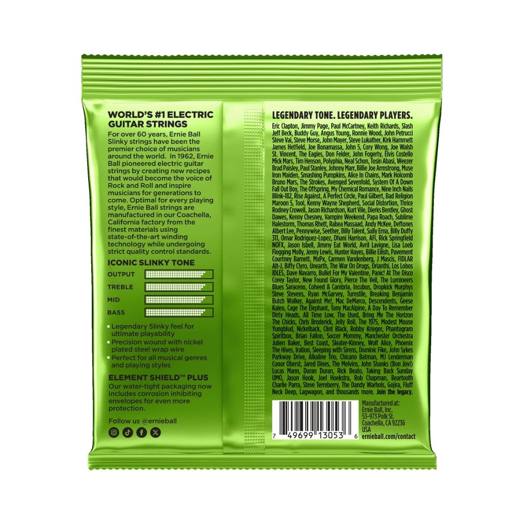 Ernie Ball Titan Slinky Nickel Wound Electric Guitar Strings - 11-56 Guitar Strings Sky Music