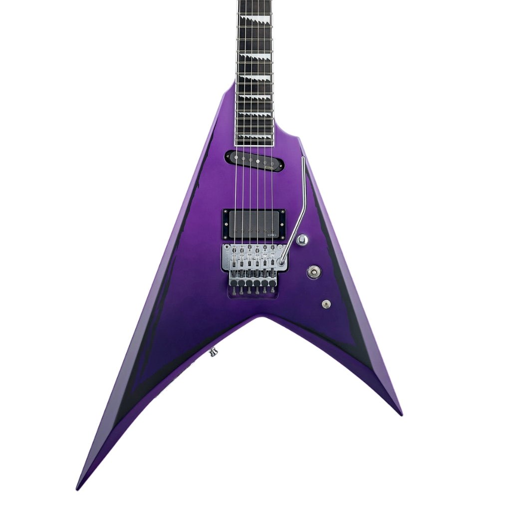 ESP E-II Alexi Ripped Electric Guitar - Purple Fade Satin Electric Guitars Sky Music