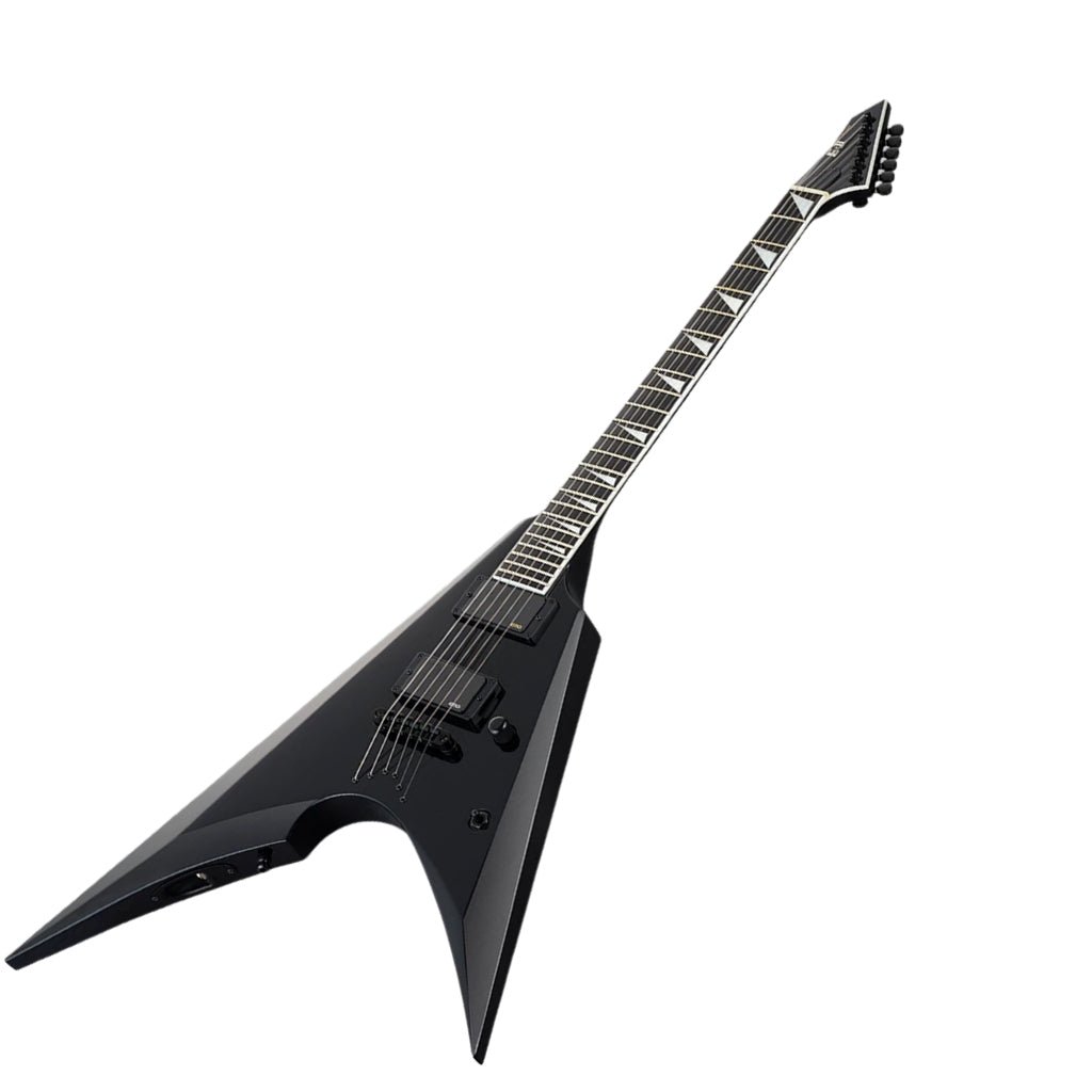 ESP E-II Arrow Neck Thru Electric Guitar w/Case - Black Electric Guitars Sky Music