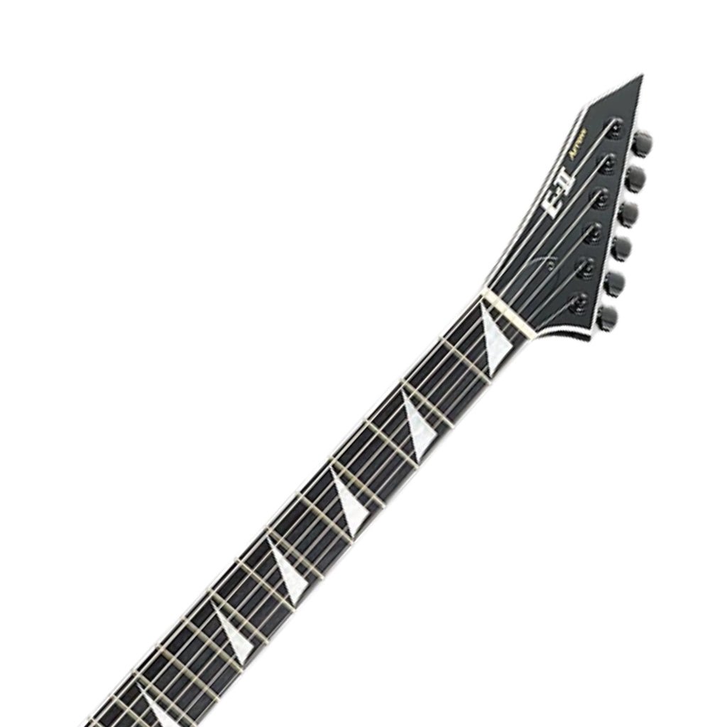 ESP E-II Arrow Neck Thru Electric Guitar w/Case - Black Electric Guitars Sky Music