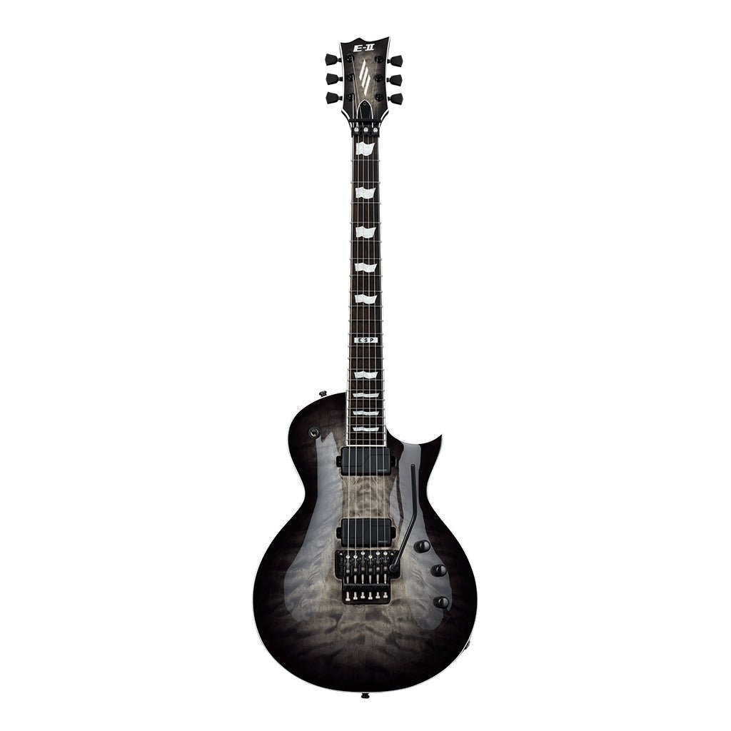 ESP E-II EC FR QM Charcoal Burst Electric Guitars Sky Music