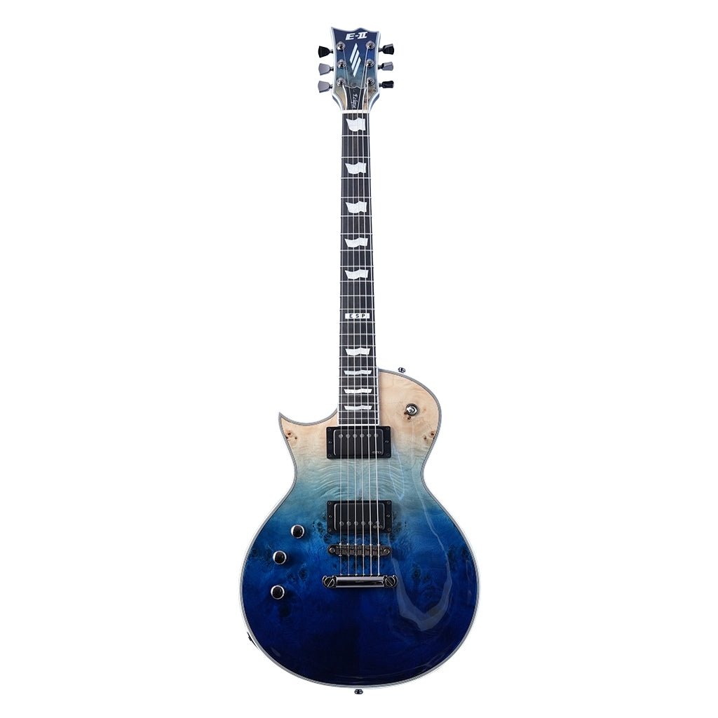 ESP E-II Eclipse Left Handed Electric Guitar - Blue Natural Fade Electric Guitars Sky Music