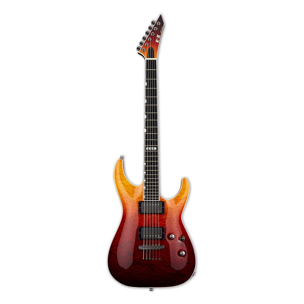 ESP E-II Horizon Electric Guitar - Tiger Eye Amber Fade Electric Guitars Sky Music