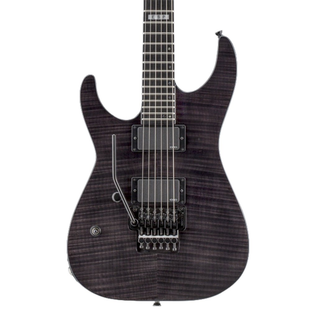 ESP E-II M-II Left Handed Electric Guitar - See Thru Black Electric Guitars Sky Music