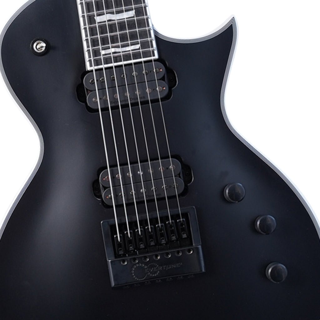 ESP E2 Eclipse 7-String Electric Guitar w/Evertune Bridge - Black Electric Guitars Sky Music