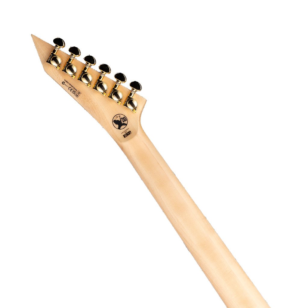 ESP LTD Alexi Laiho Signature Arrowhead SE 20th Anniversary Electric Guitar - Black w/Yellow Bevels Electric Guitars Sky Music