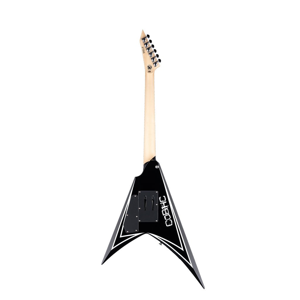 ESP LTD Alexi Laiho Signature Sawtooth SE 20th Anniversary Electric Guitar - Black w/White Pinstripes Electric Guitars Sky Music