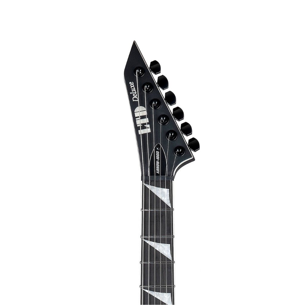 ESP LTD Arrow-1000NT Electric Guitar - Charcoal Metallic Satin Electric Guitars Sky Music