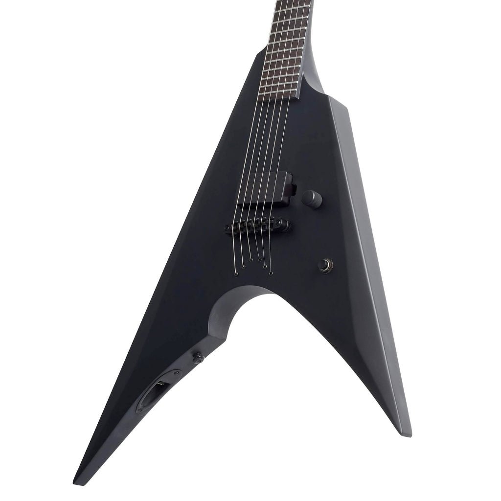 ESP LTD Arrow-NT Black Metal Electric Guitar - Black Satin Electric Guitars Sky Music