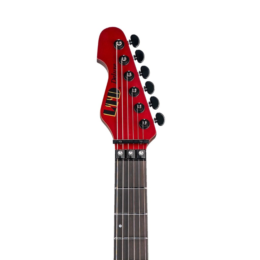 ESP LTD Deluxe SN-1000 FR Electric Guitar - Candy Apple Red Satin Electric Guitars Sky Music
