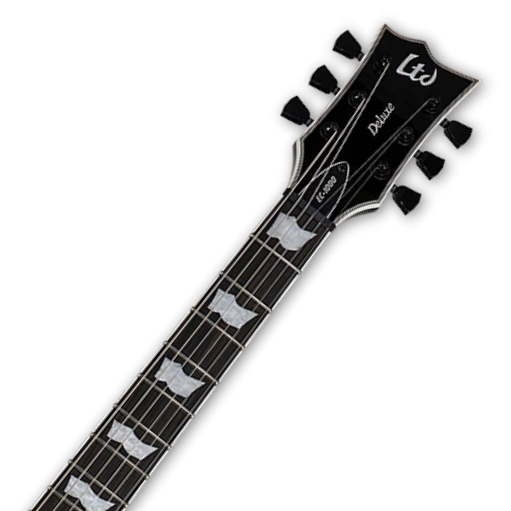 ESP LTD EC-1000S Fishman Fluence Pickups Black Hardware - Black Electric Guitars Sky Music
