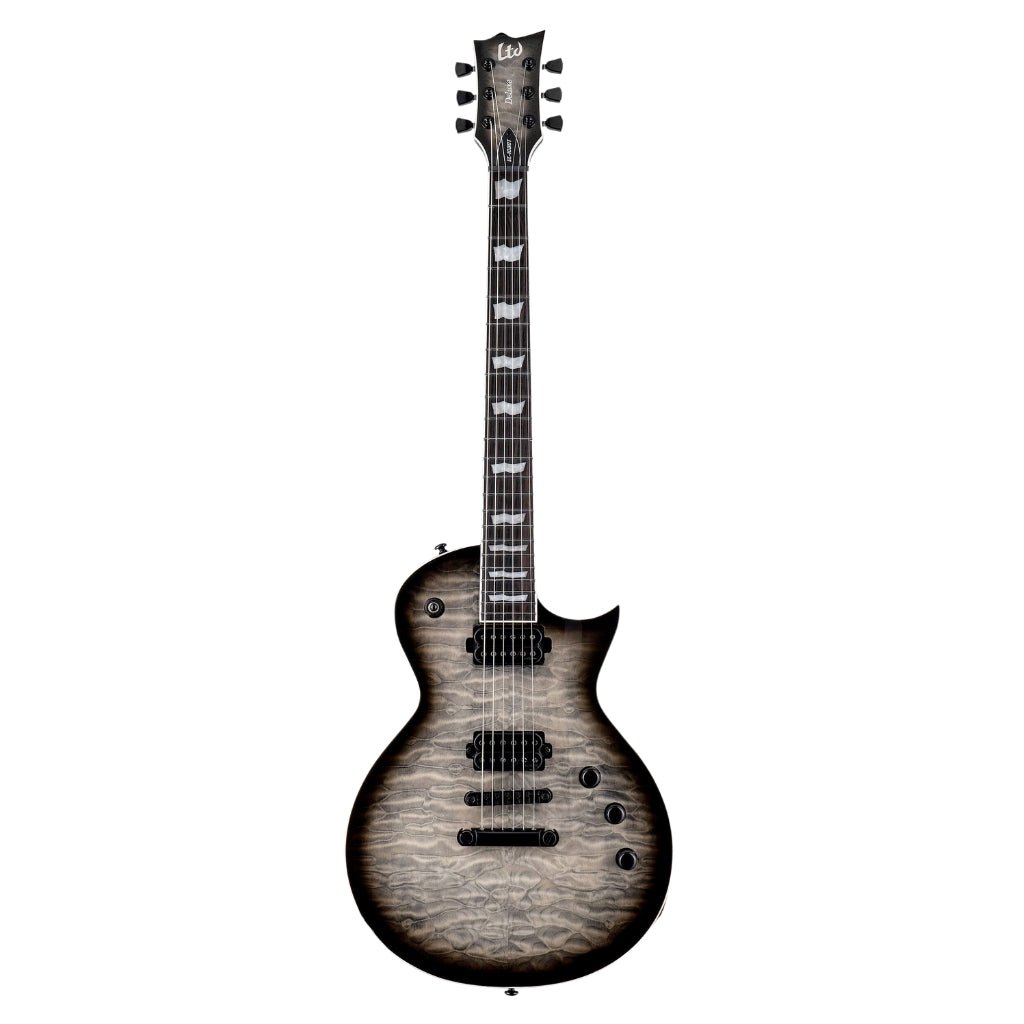 ESP LTD EC-1000T Quilted Maple Electric Guitar - Charcoal Burst Electric Guitars Sky Music