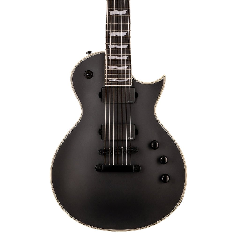 ESP LTD EC-407 7-String Electric Guitar - Black Satin Electric Guitars Sky Music
