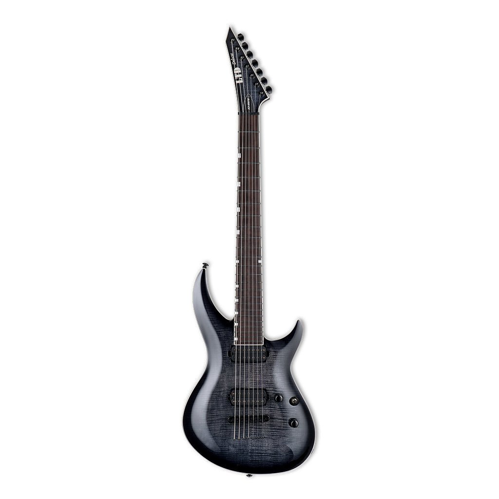 ESP LTD H3-1007 Baritone Electric Guitar - See-Thru Black Sunburst Electric Guitars Sky Music