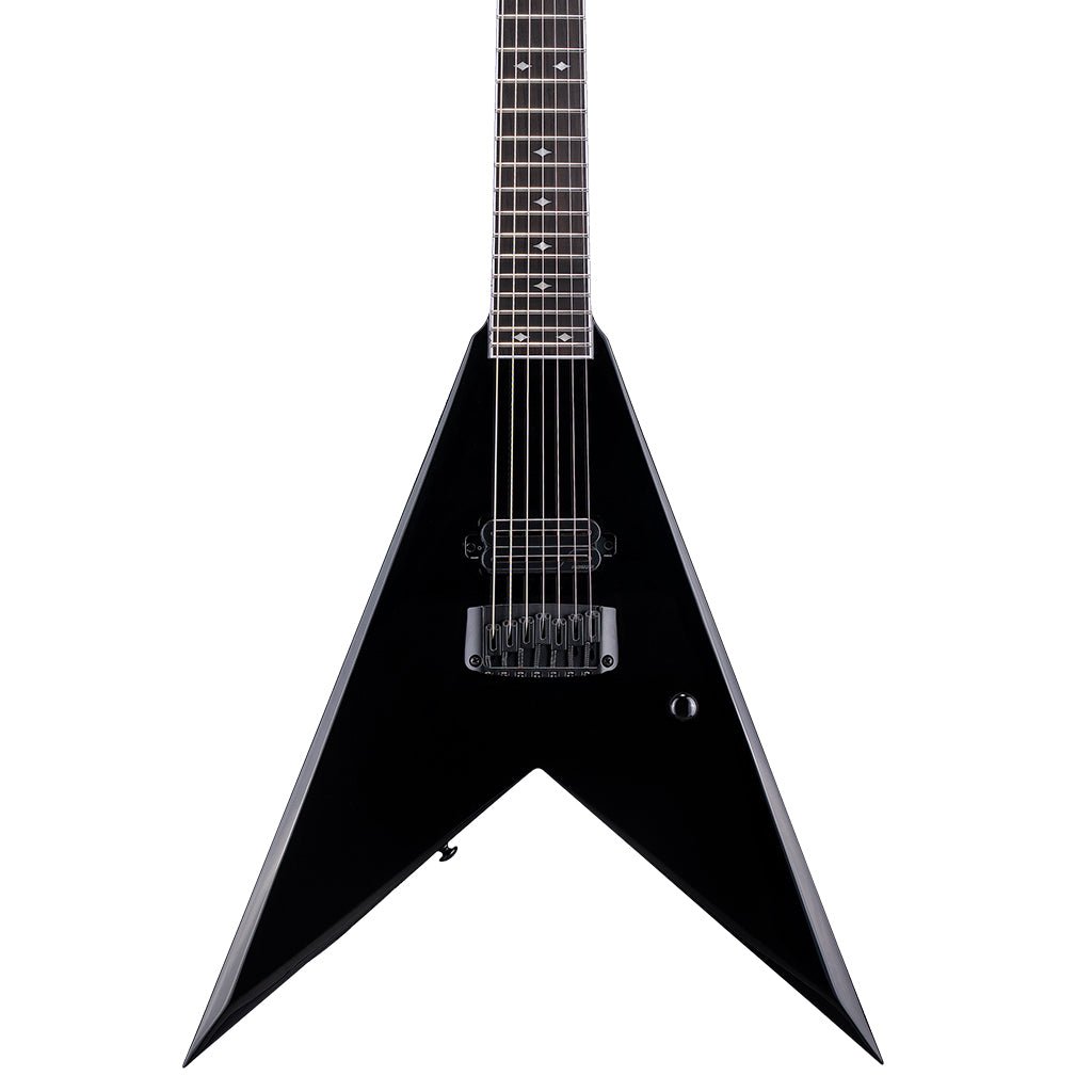 ESP LTD Jack Simmons 7-String Baritone Electric Guitar - Black Electric Guitars Sky Music