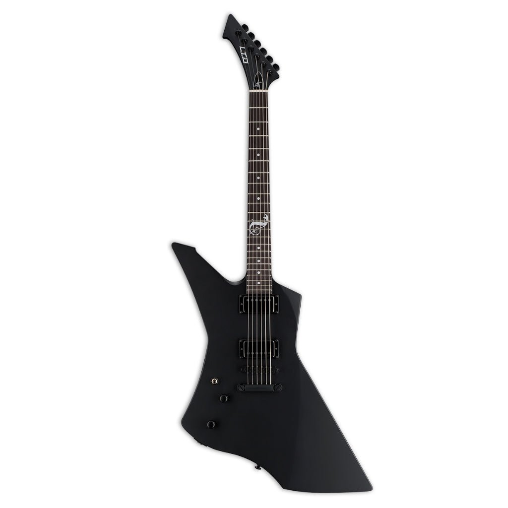 ESP LTD James Hetfield Snakebyte Left Hand Electric Guitar - Black Electric Guitars Sky Music