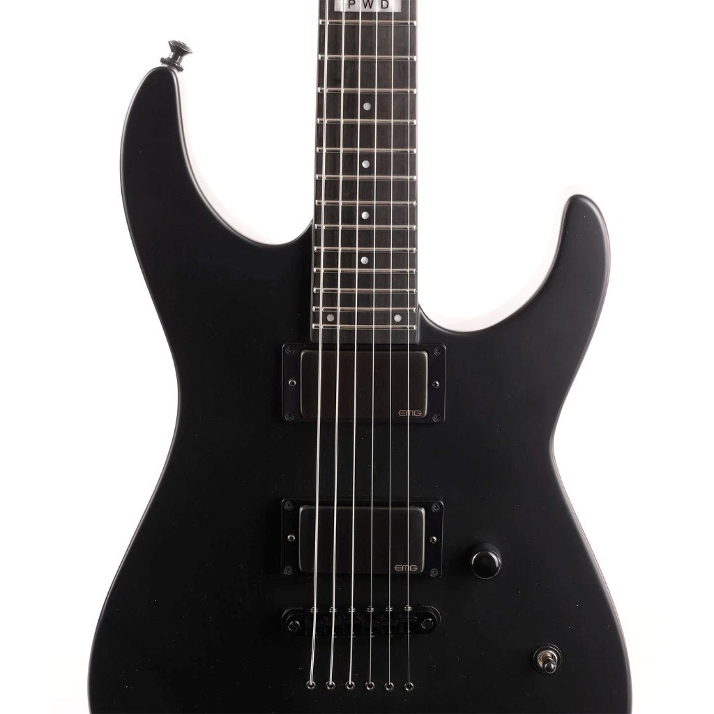 ESP LTD JL-600 Jeff Ling Signature Electric Guitar - Black Satin Electric Guitars Sky Music