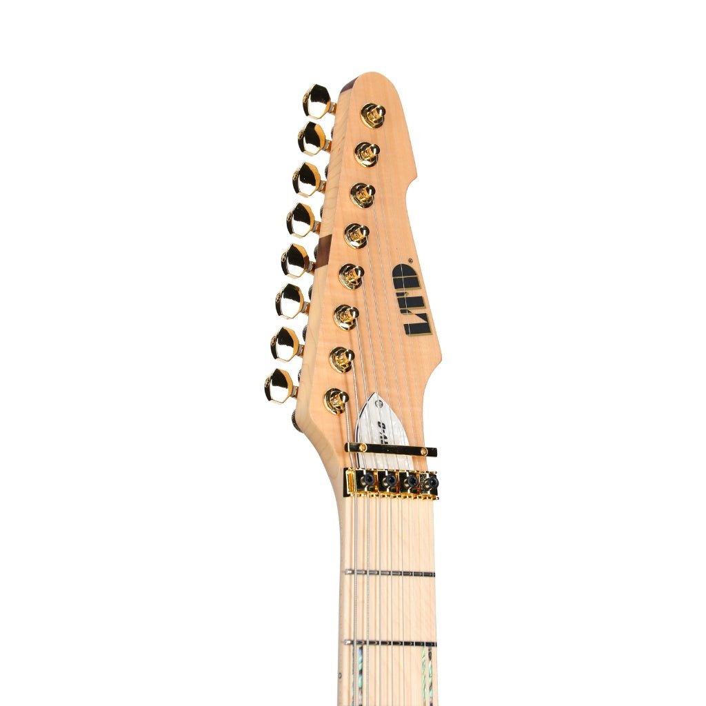 ESP LTD JRV-8FR Javier Reyes Signature 8-string - Metallic Gold Electric Guitars Sky Music