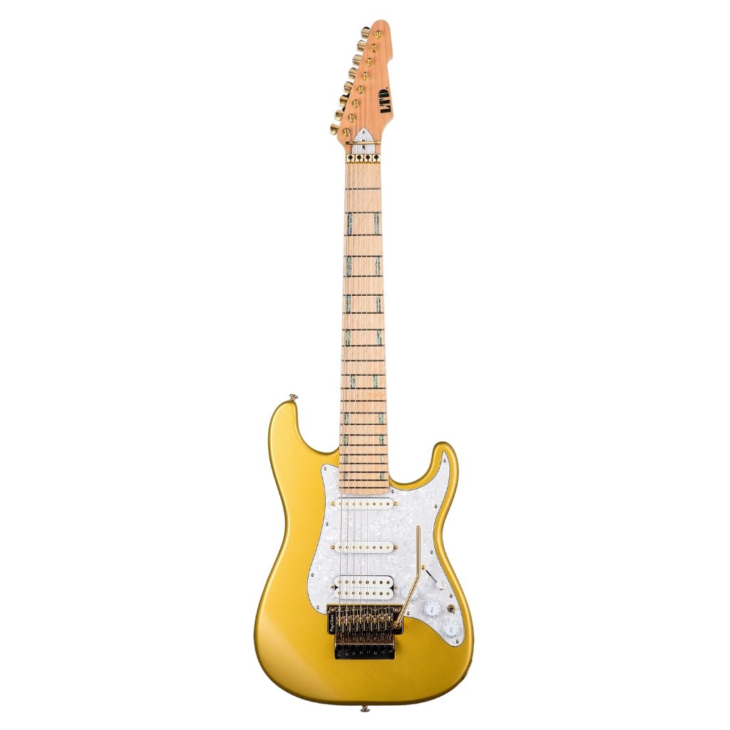 ESP LTD JRV-8FR Javier Reyes Signature 8-string - Metallic Gold Electric Guitars Sky Music