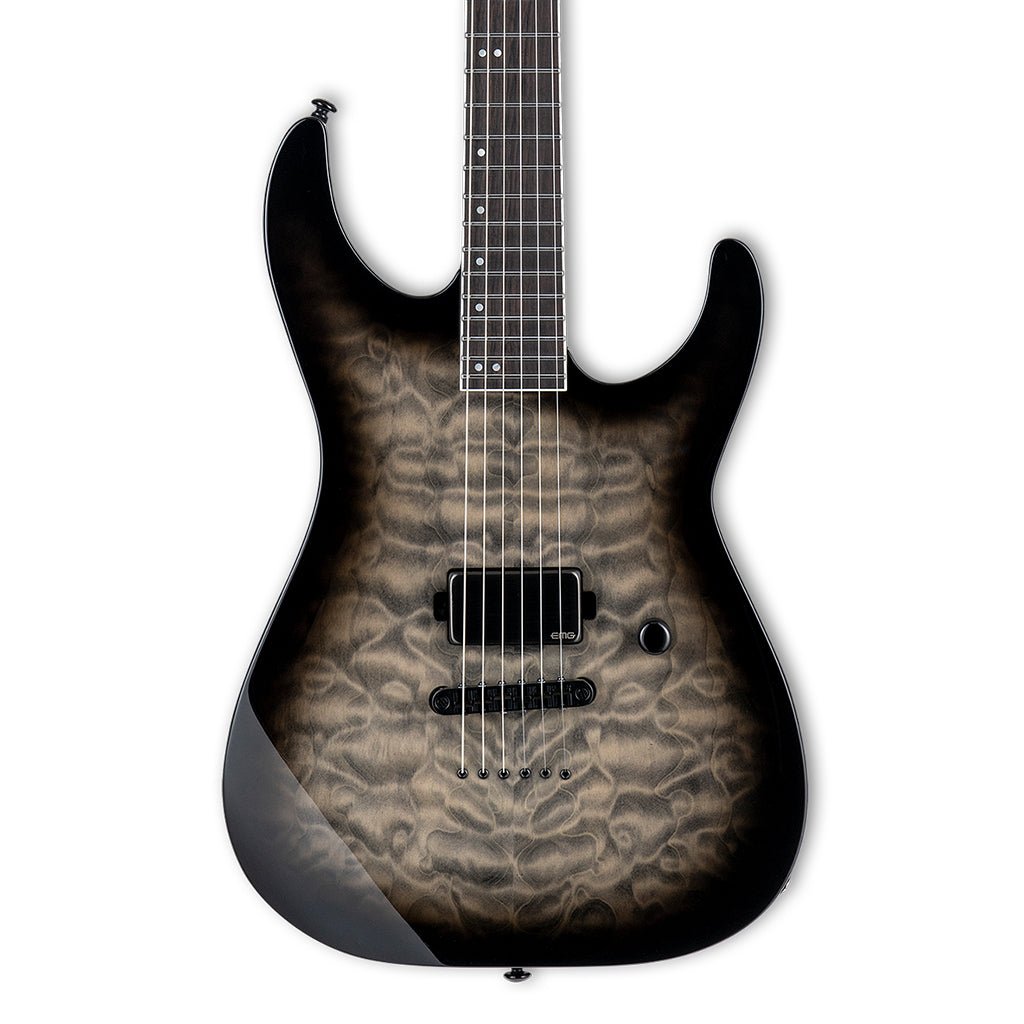 ESP LTD M-1001NT In Charcoal Burst Electric Guitars Sky Music