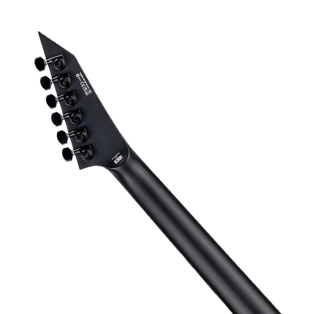 ESP LTD M Baritone Evertune Black Metal Electric Guitar - Black Red Burst Satin Electric Guitars Sky Music