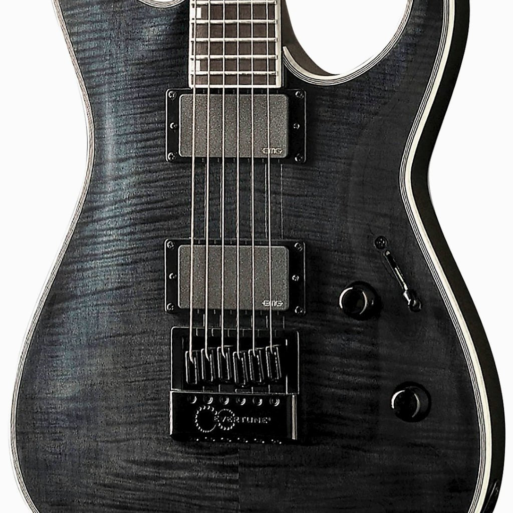 ESP LTD MH-1000ET with Evertune See Thru Black Electric Guitars Sky Music