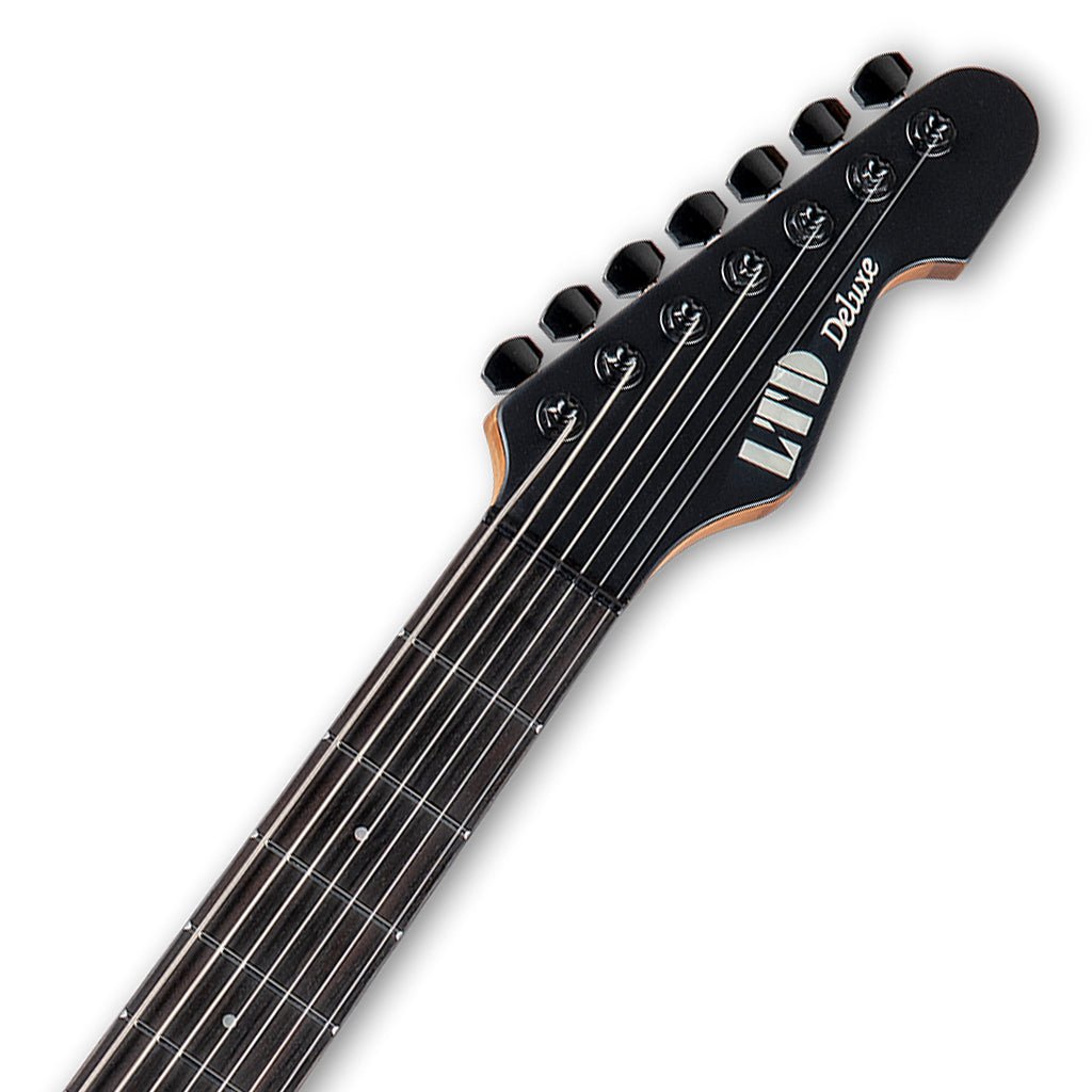 ESP LTD SN-1007 HT Baritone Electric Guitar - Black Blast Electric Guitars Sky Music