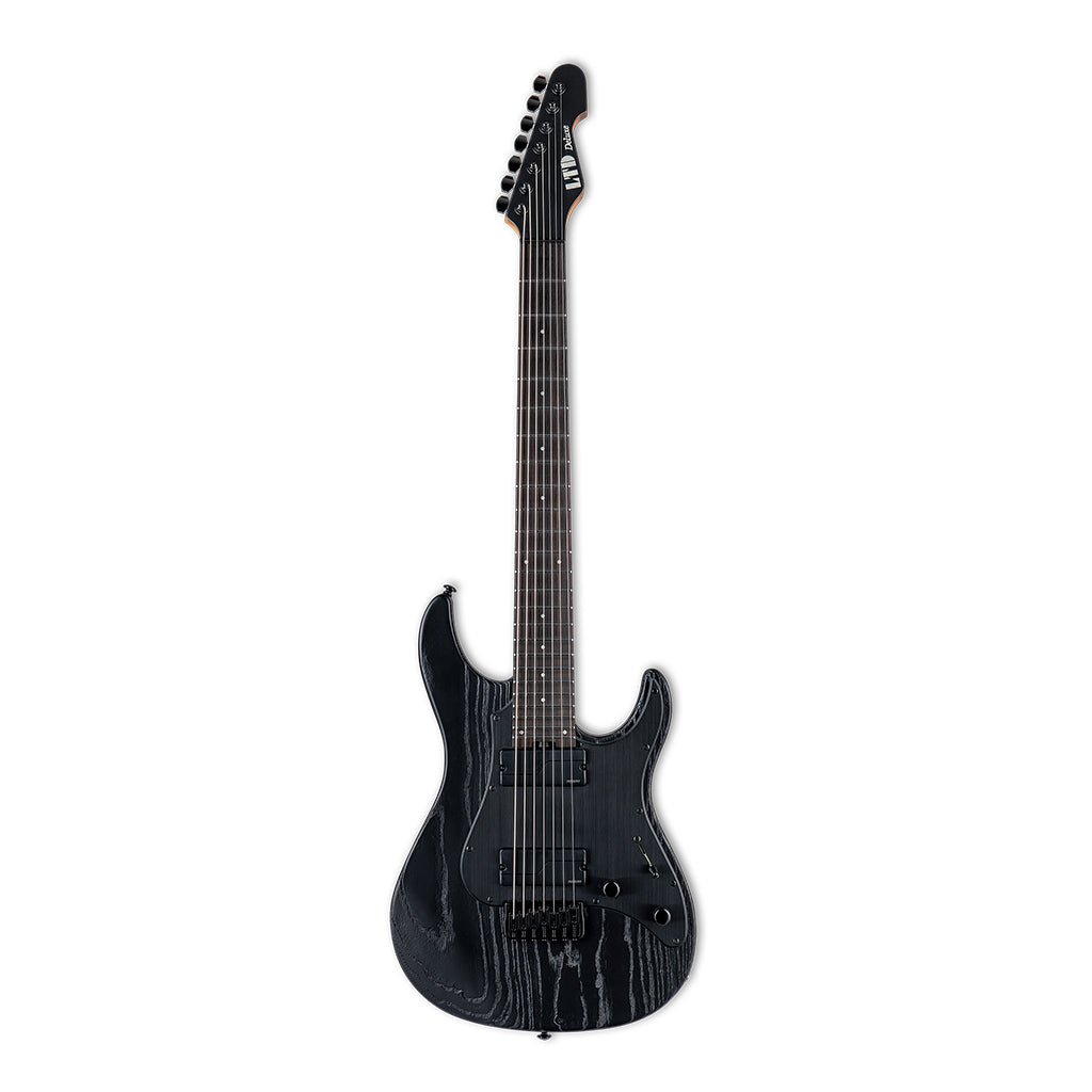 ESP LTD SN-1007 HT Baritone Electric Guitar - Black Blast Electric Guitars Sky Music