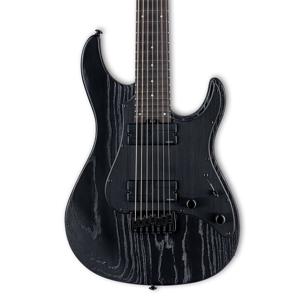 ESP LTD SN-1007 HT Baritone Electric Guitar - Black Blast Electric Guitars Sky Music