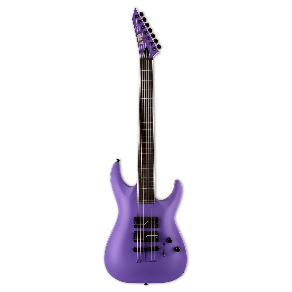 ESP LTD Stephen Carpenter SC-607 Baritone Electric Guitar - Purple Satin Electric Guitars Sky Music