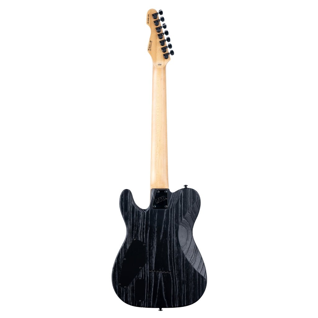ESP LTD TE-1007 Baritone Electric Guitar - Black Blast Electric Guitars Sky Music