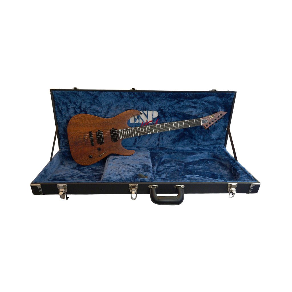 ESP USA M-II Limited Edition Tasmanian Myrtle Top Electric Guitar - Natural Satin Electric Guitars Sky Music