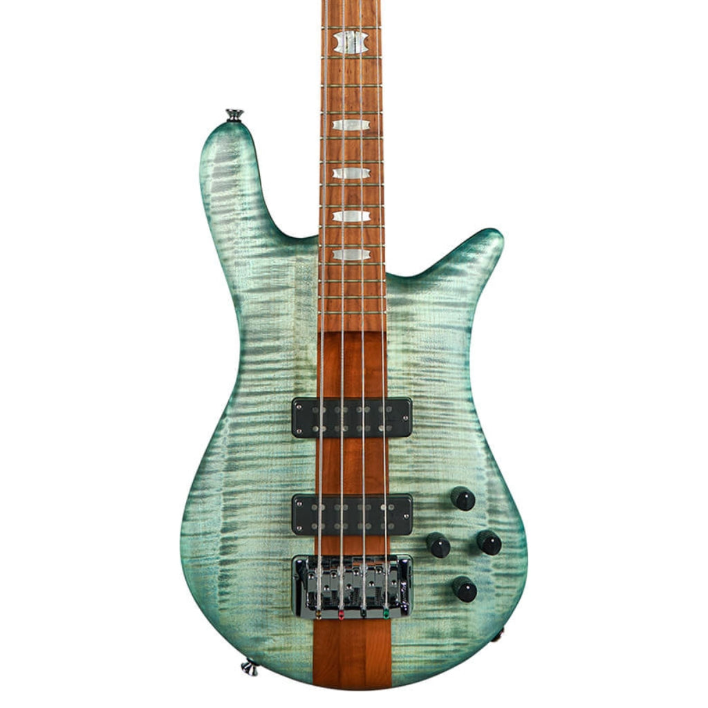 Spector - Euro 4 Roasted Bass Guitar - Turquoise Tide