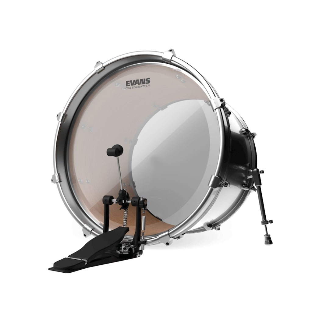 Evans 16" EQ4 Clear Bass Drum Head Drum Heads Sky Music
