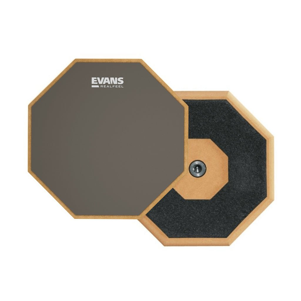 Evans RealFeel 6" Double Sided Drum Practice Pad Drum Accessories Sky Music