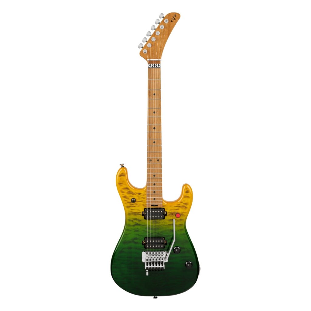 EVH 5150 Series Deluxe Quilted Maple Top Electric Guitar - Limeade Zest, Baked Maple Fingerboard Electric Guitars Sky Music