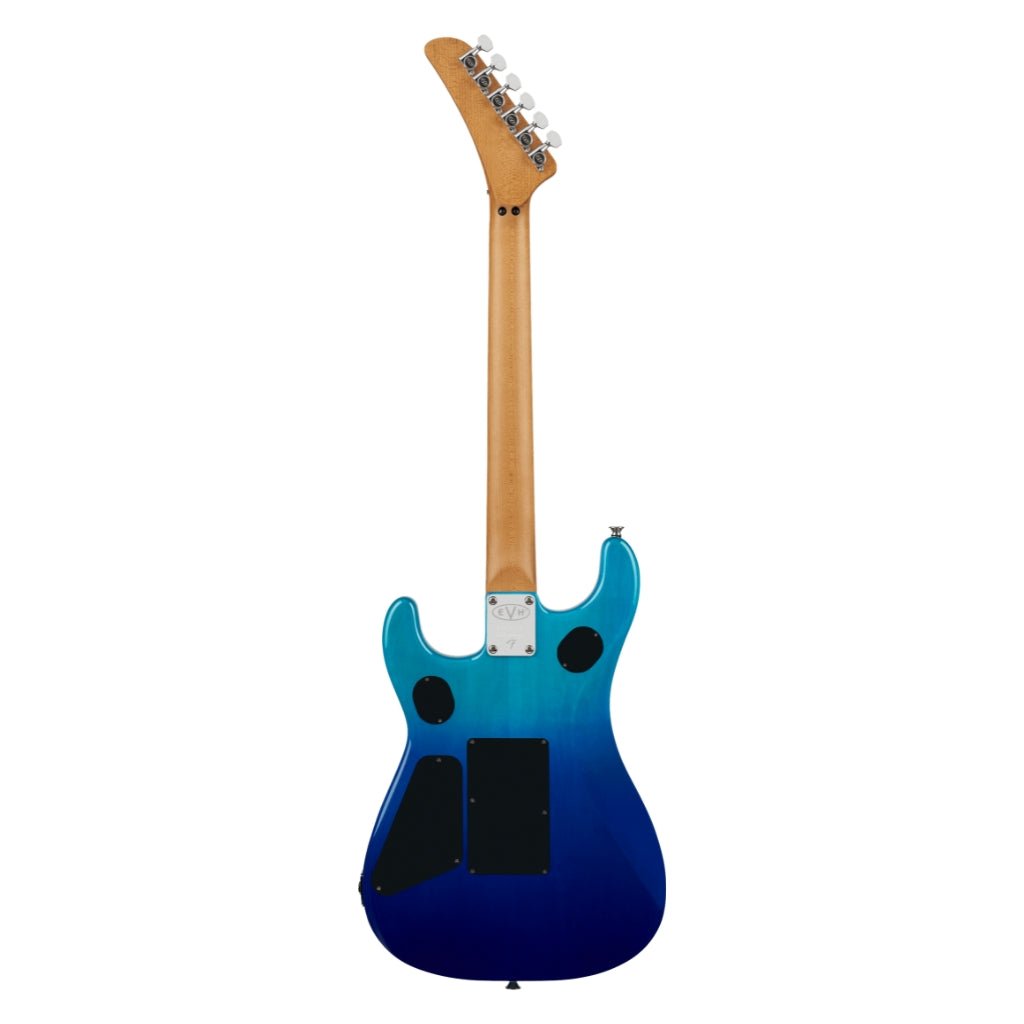 EVH 5150 Series Deluxe Quilted Maple Top Electric Guitar - Pacific Drift, Baked Maple Fingerboard Electric Guitars Sky Music
