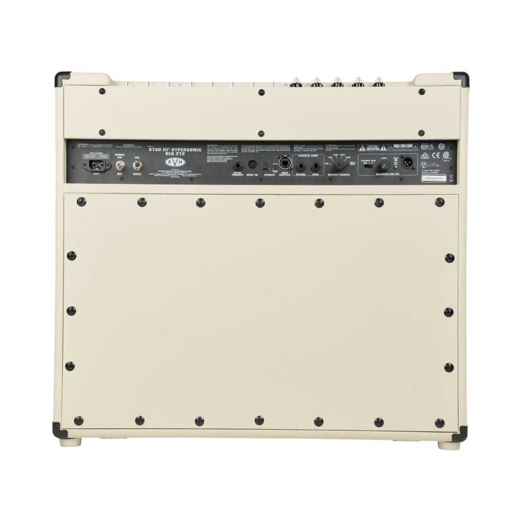 EVH 5150III Hypersonic 6L6 50-watt 2 x 12-inch Combo Amplifier - Ivory Electric Guitar Amplifiers Sky Music