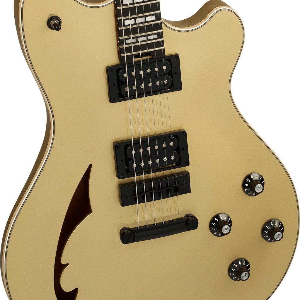 EVH SA-126 Special Semi-Hollow Electric Guitar - Pharaohs Gold, Ebony Fingerboard Electric Guitars Sky Music
