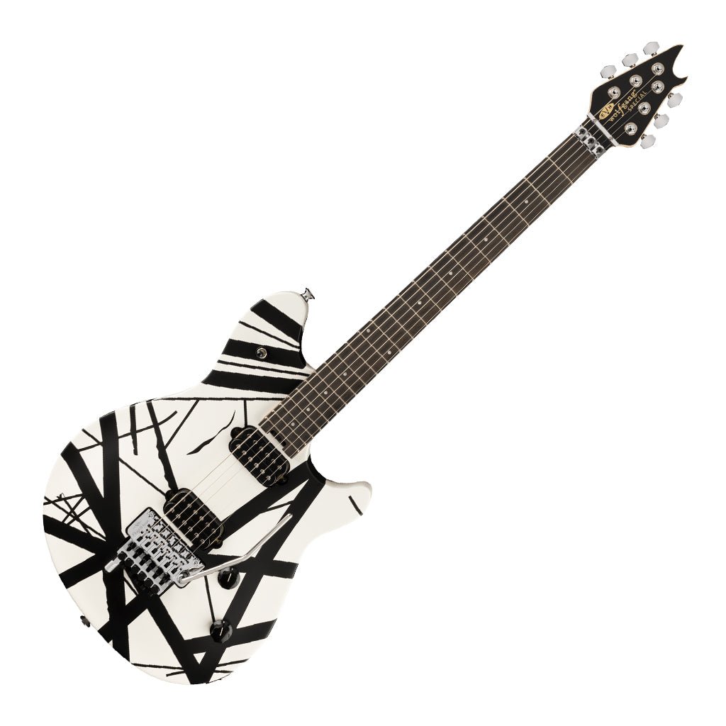 EVH Wolfgang Special Striped Series Black and White Electric Guitars Sky Music