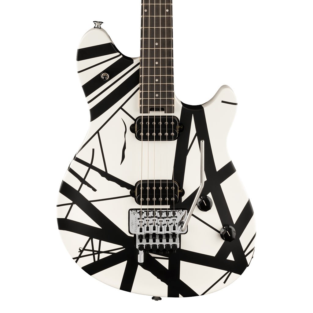 EVH Wolfgang Special Striped Series Black and White Electric Guitars Sky Music