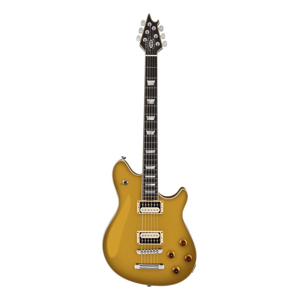 EVH® Wolfgang® USA Custom Deluxe, Ebony Fingerboard, Gold Electric Guitars Sky Music