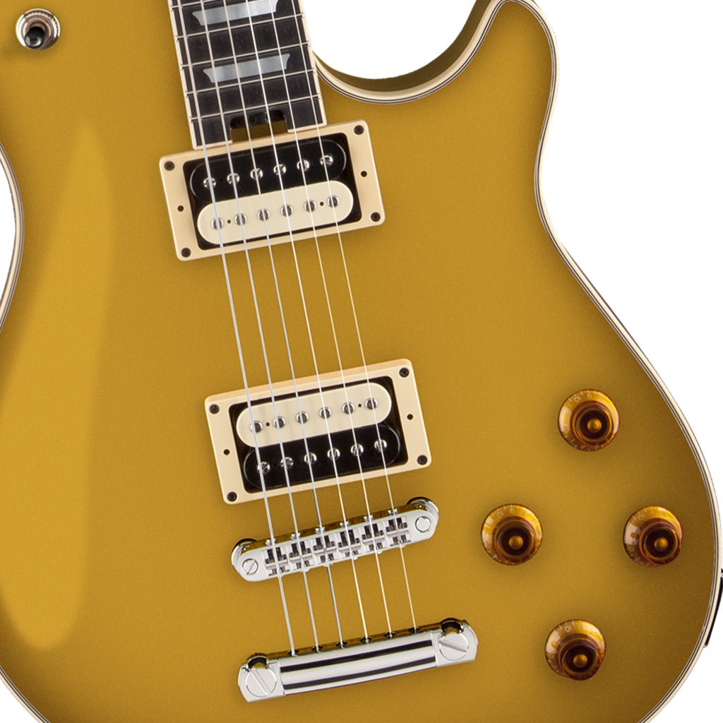 EVH® Wolfgang® USA Custom Deluxe, Ebony Fingerboard, Gold Electric Guitars Sky Music