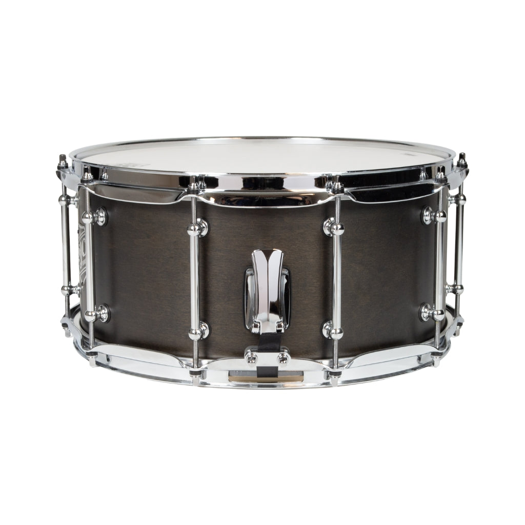 SJC Custom Drums - Navigator Snare Drum - 6.5 inches x 14 inches, Ghost Black