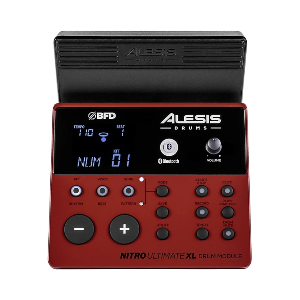 Alesis Nitro Ultimate XL 10-Piece Professional Electronic Drum Set with Bluetooth