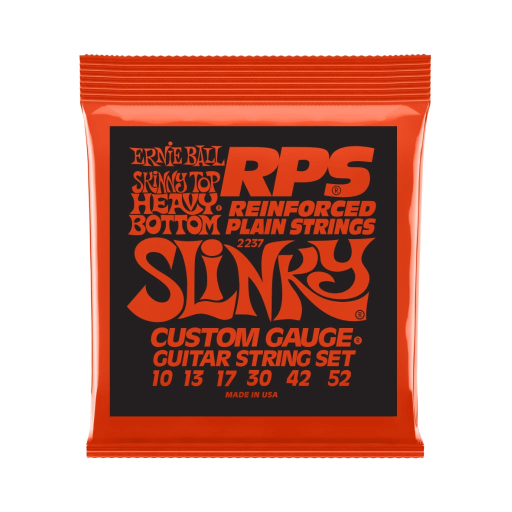 Ernie Ball Skinny Top Heavy Bottom RPS Nickel Wound Electric Guitar Strings - 10-52 Gauge sky music