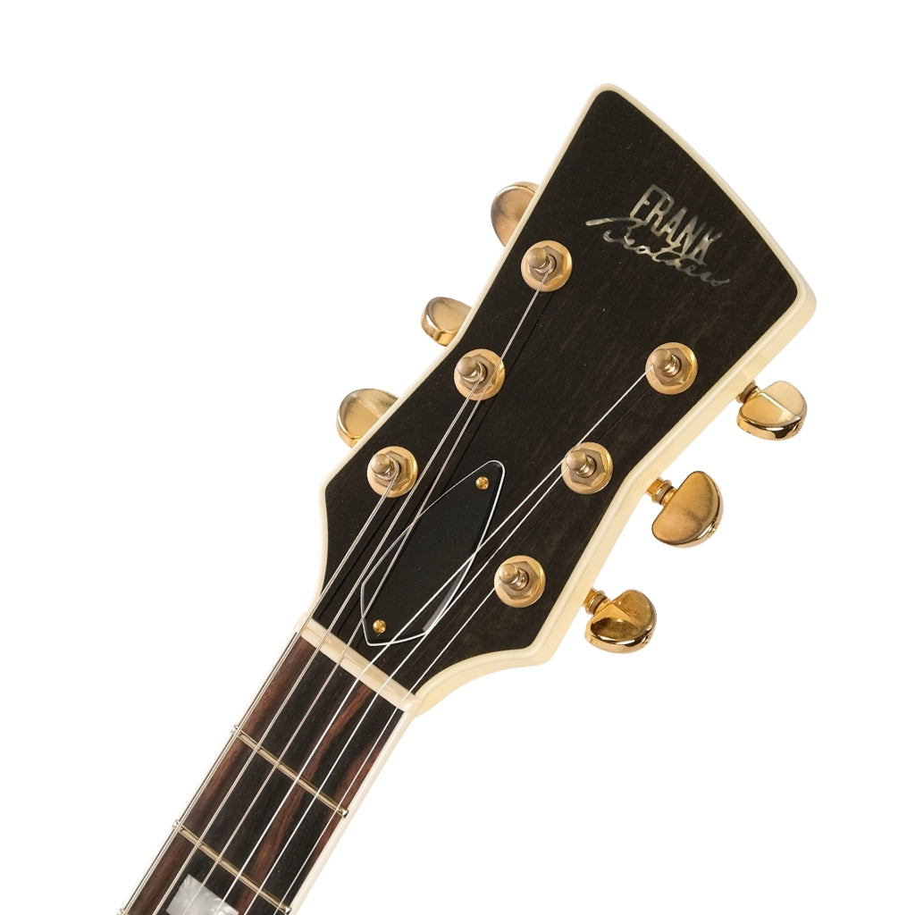 Frank Brothers Radar Deluxe Light Relic Electric Guitar - Nicotine White headstock