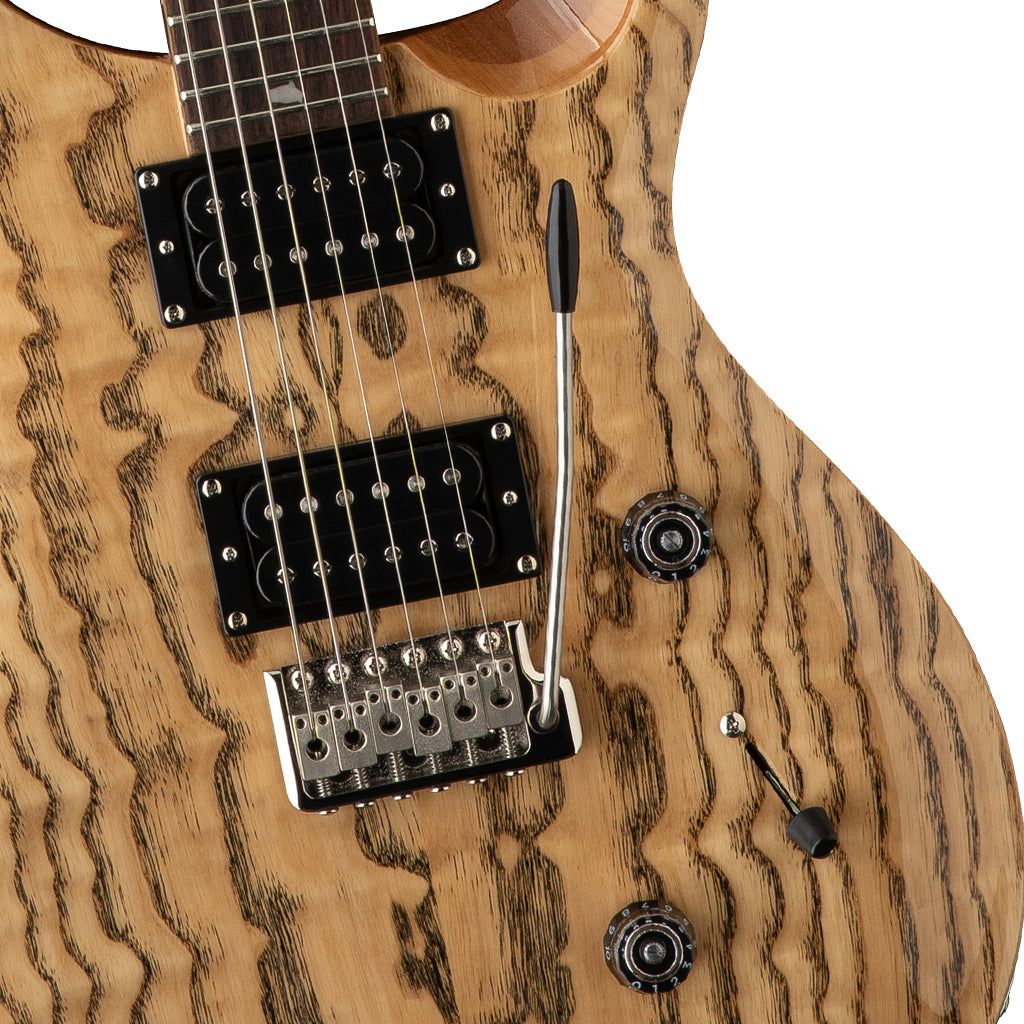 PRS SE Exotic Veneer Limited Edition Custom 24 Swamp Ash Burl - Natural