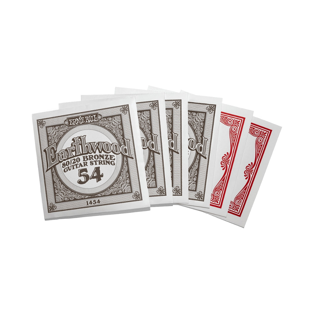 Ernie Ball Earthwood Medium Light 8020 Bronze Acoustic 12-54 Guitar Strings - 3 Pack