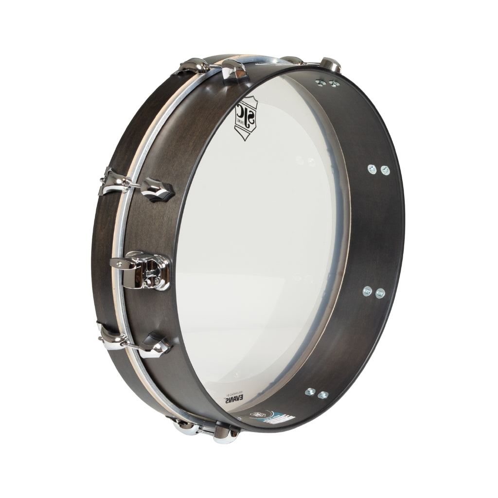 SJC Custom Drums - Navigator UFO Tom - 4 inches x 20 inches, Ghost Black